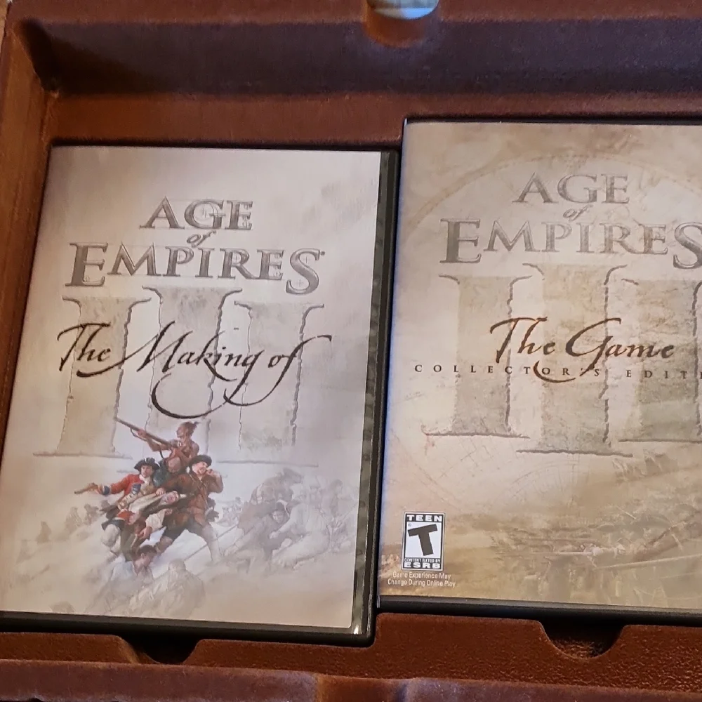 Microsoft Age of Empires III - Boxed Set, Vintage 1990s, GUC, Weighs 6Lb.